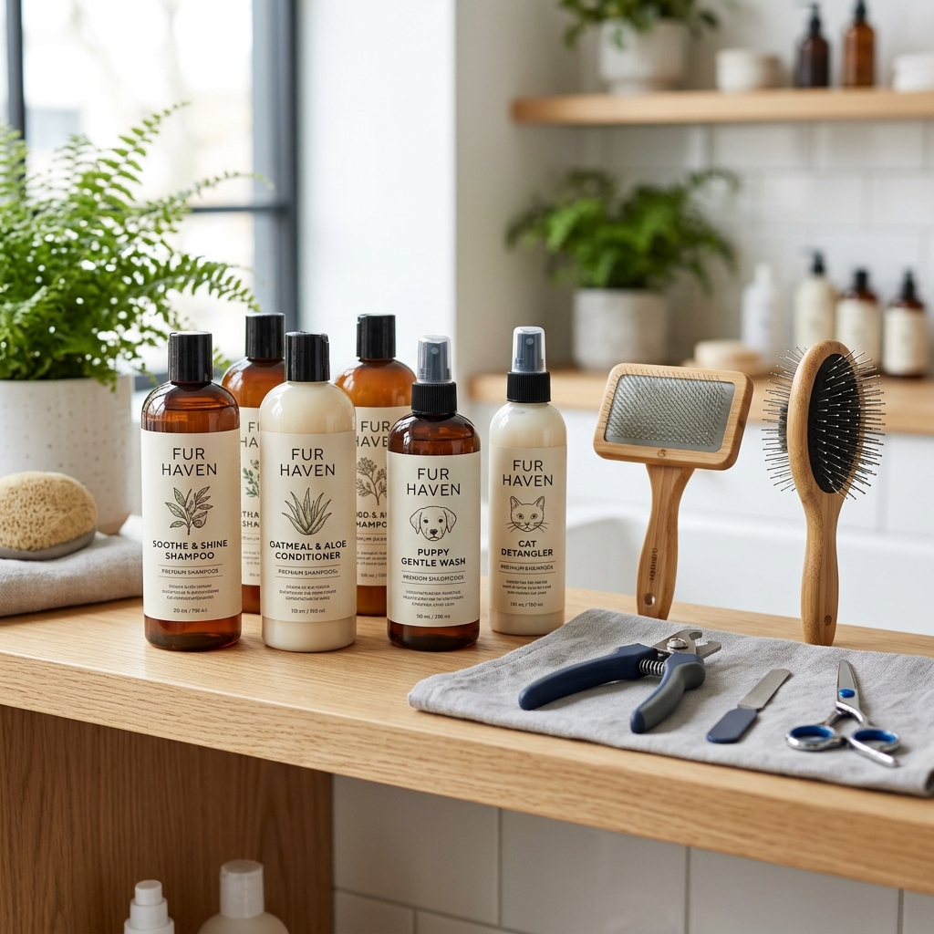 Produtos de higiene e cuidados para animais